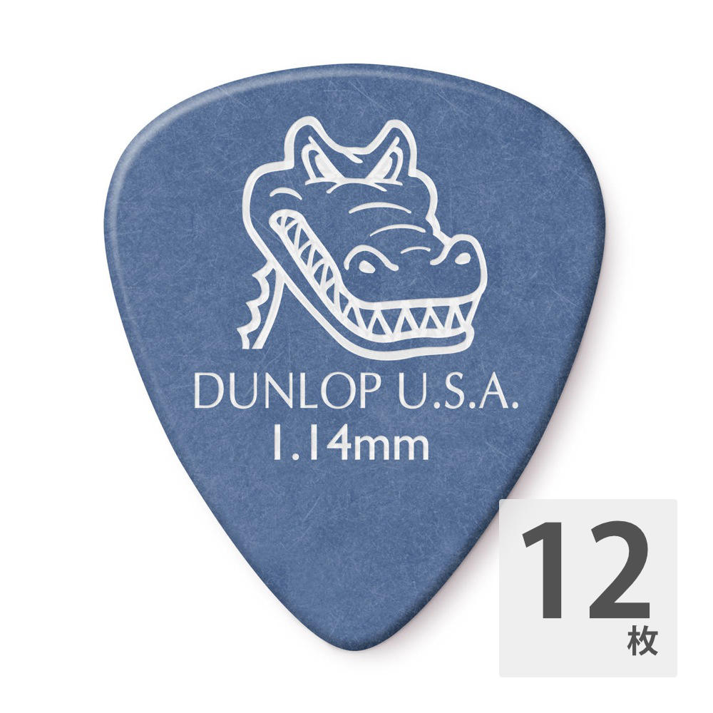 JIM DUNLOP 417R GATOR GRIP STD BLUE 1.14 ギターピック×12枚