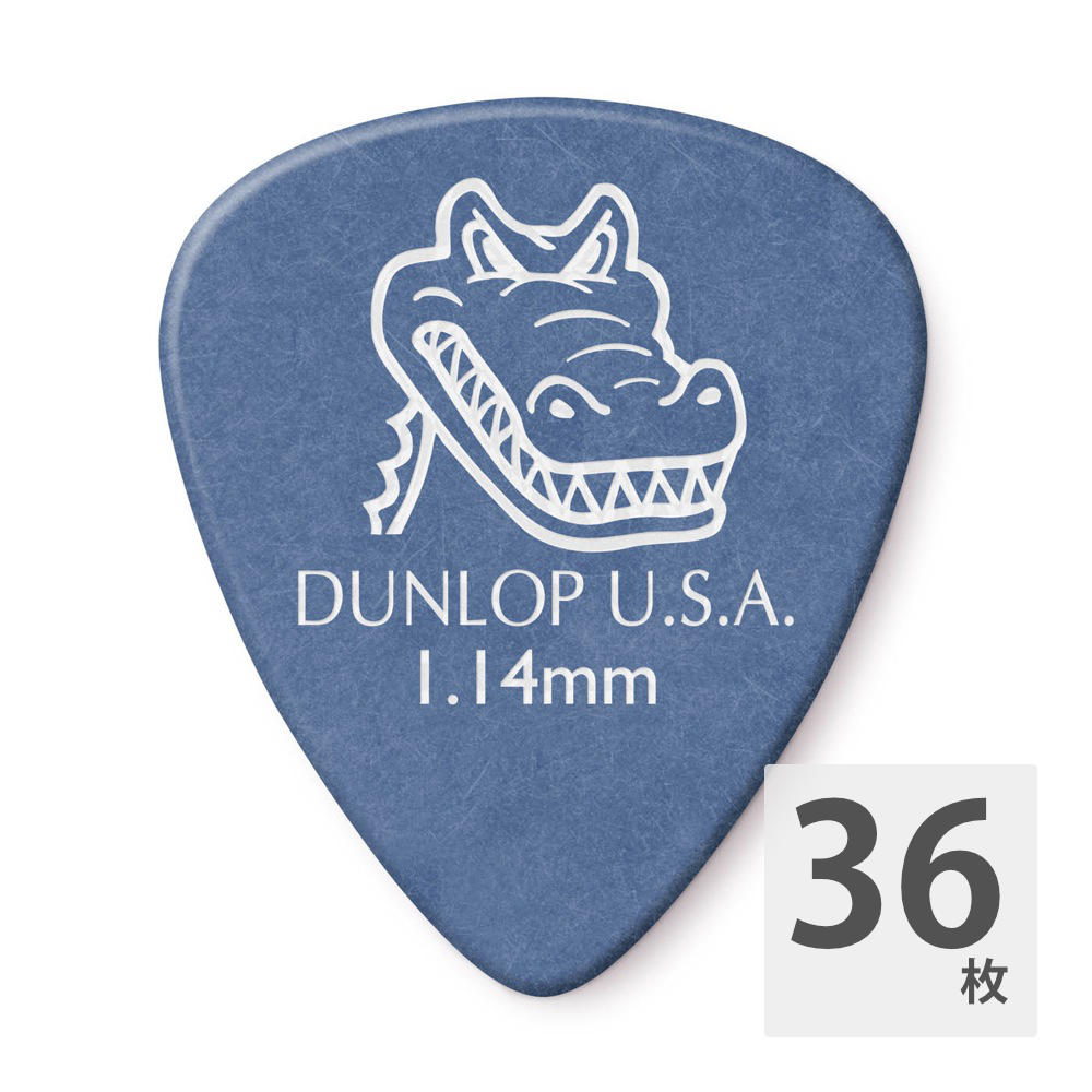 JIM DUNLOP 417R GATOR GRIP STD BLUE 1.14 ギターピック×36枚