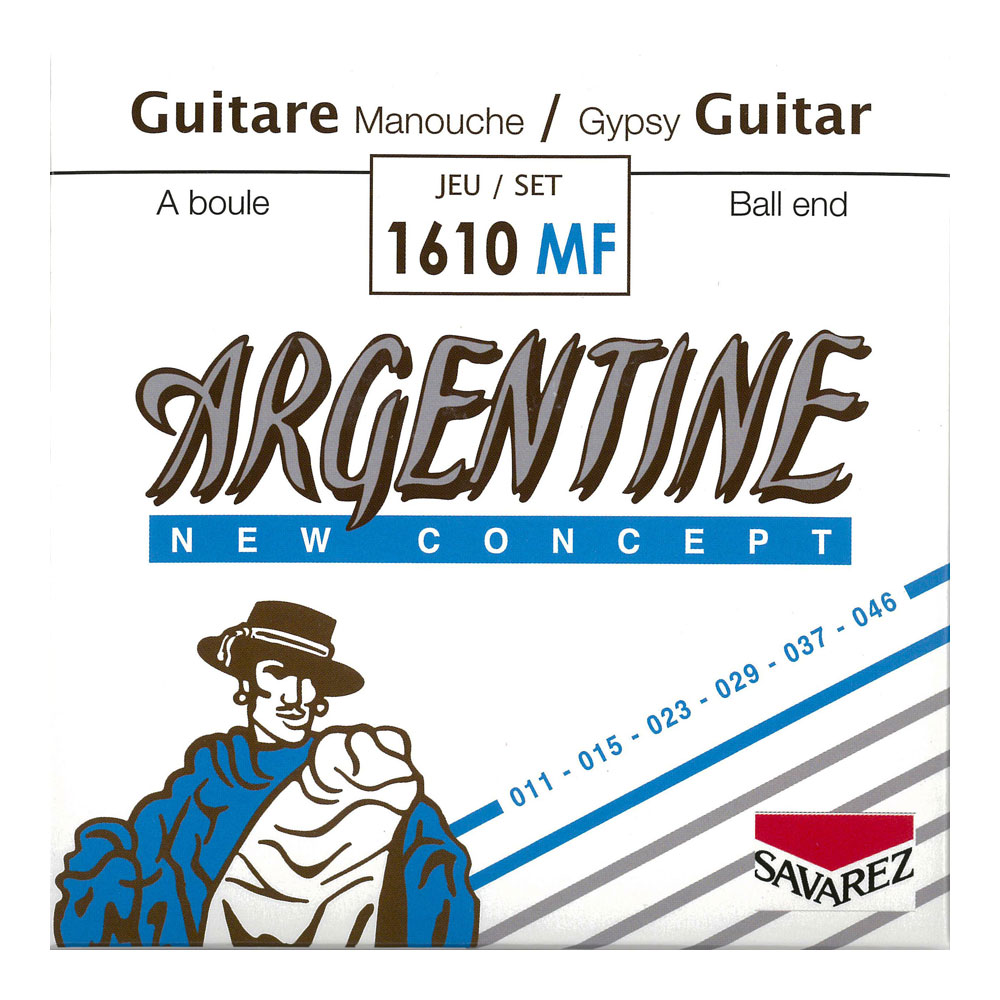 SAVAREZ 1610MF Argentine Ballend Light ジャズギター弦×6SET