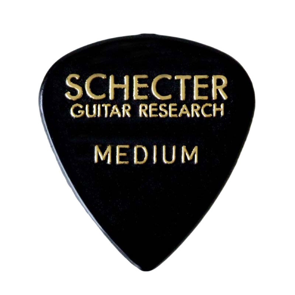 SCHECTER SPT-MN10 BK ティアドロップ型 MEDIUM ナイロン ギターピック×50枚