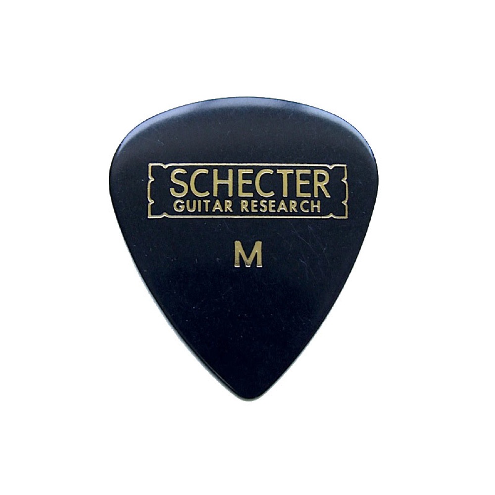 SCHECTER SPT-MC10 BK ティアドロップ型 MEDIUM セルロイド ギターピック×10枚