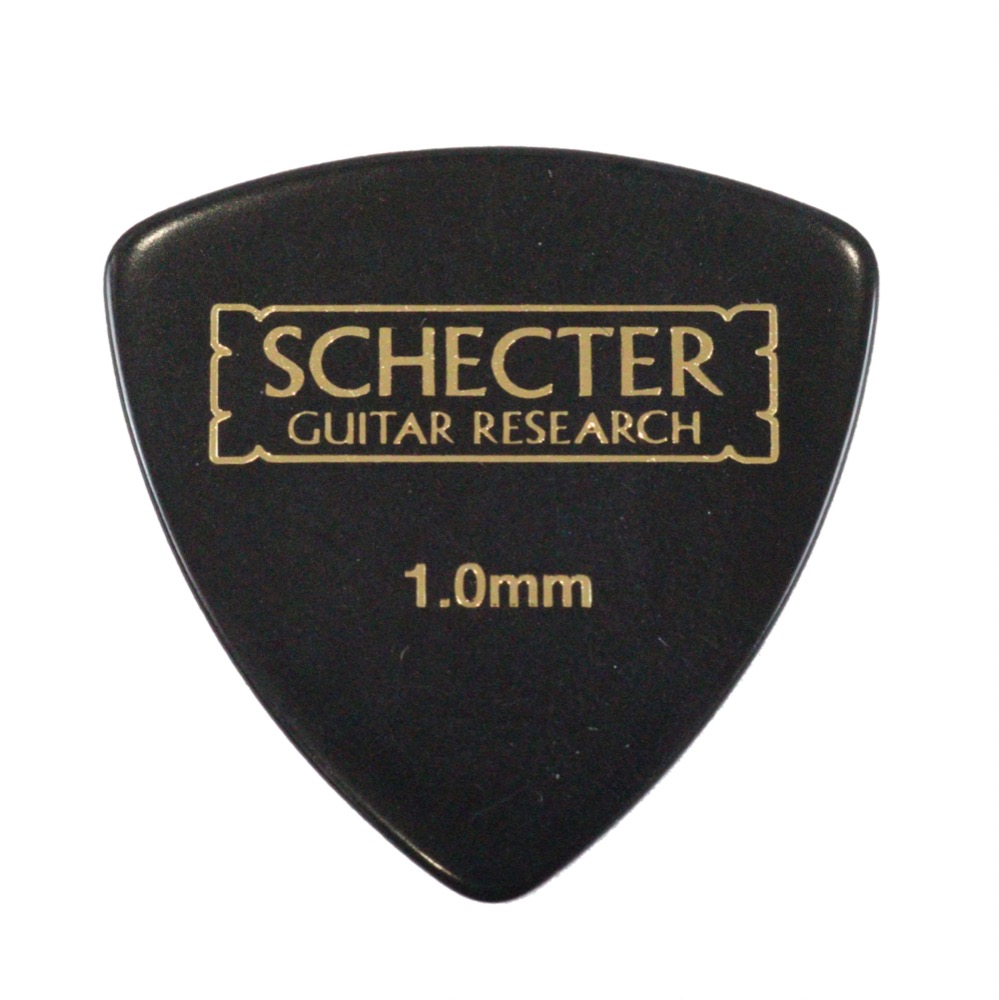 SCHECTER SPD-HC10 BK サンカク型 HARD セルロイド ギターピック×10枚
