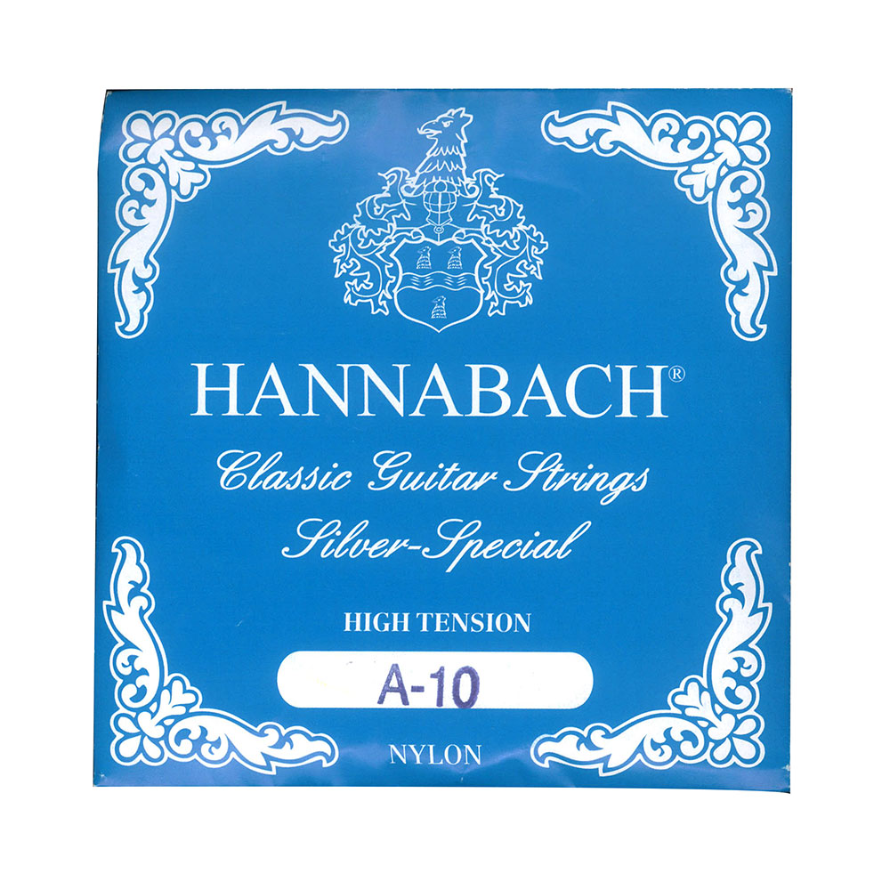 HANNABACH ZHT-Blue 10弦用 クラシックギターバラ弦 7弦~10弦 4本セット