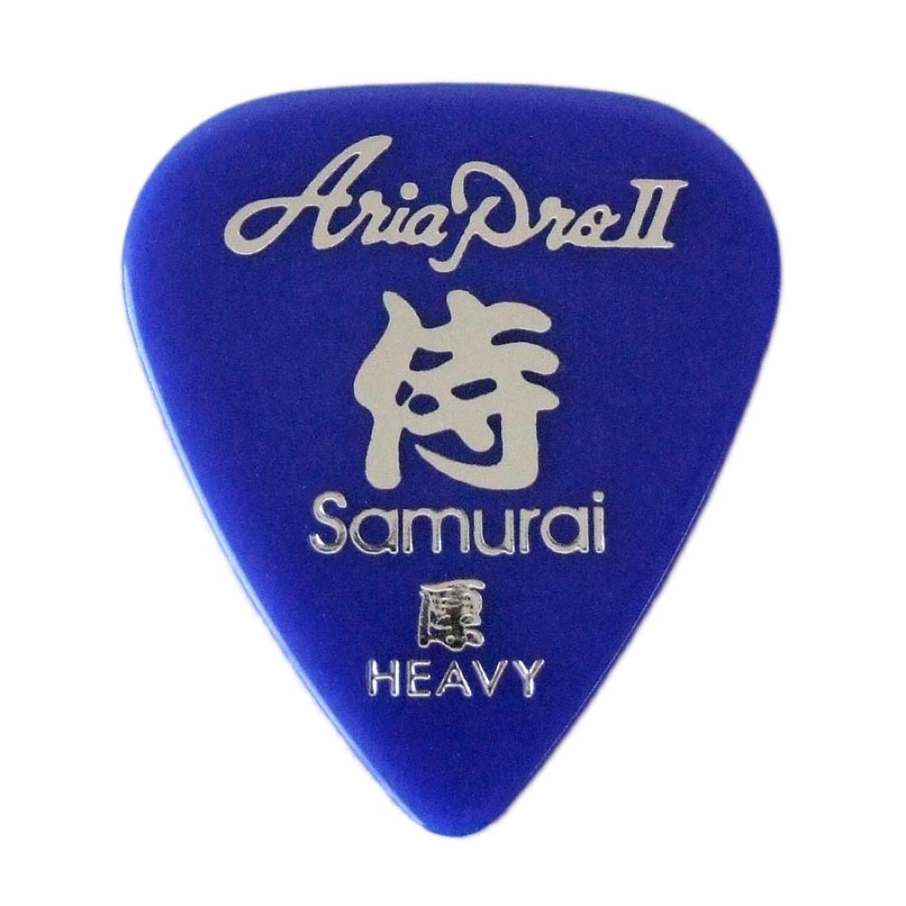 AriaProII KANJI Tear Drop Heavy 侍×50枚 ギターピック