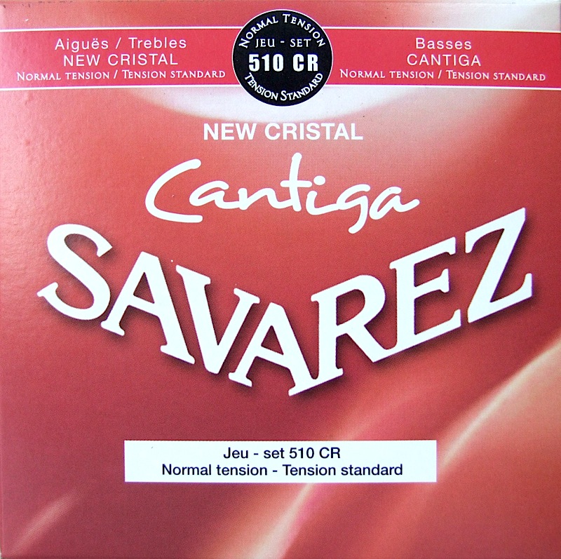 SAVAREZ 510CR NEW CRISTAL Cantiga ×6SET NORMAL TENSION SET クラシックギター弦