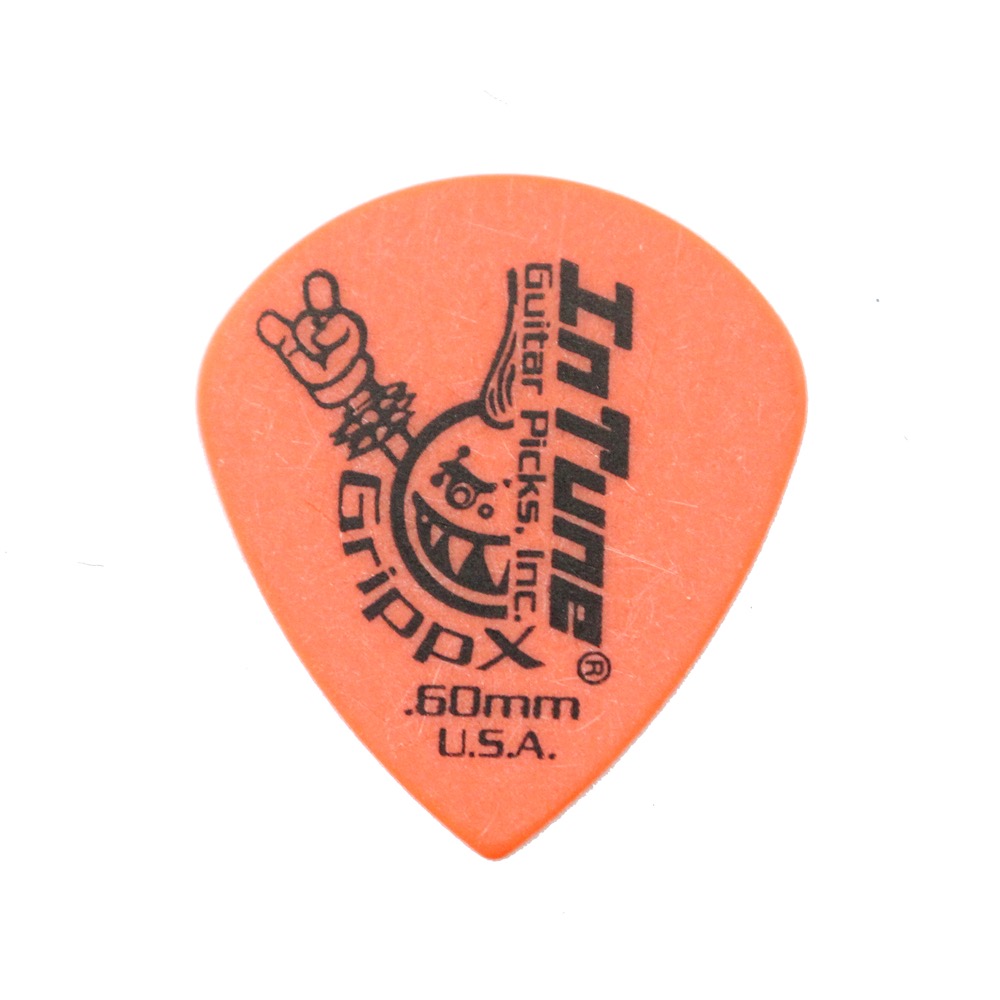 In Tune Guitar Picks DGP4-C60 GrippX-XJJ 0.60mm Orange ギターピック×36枚