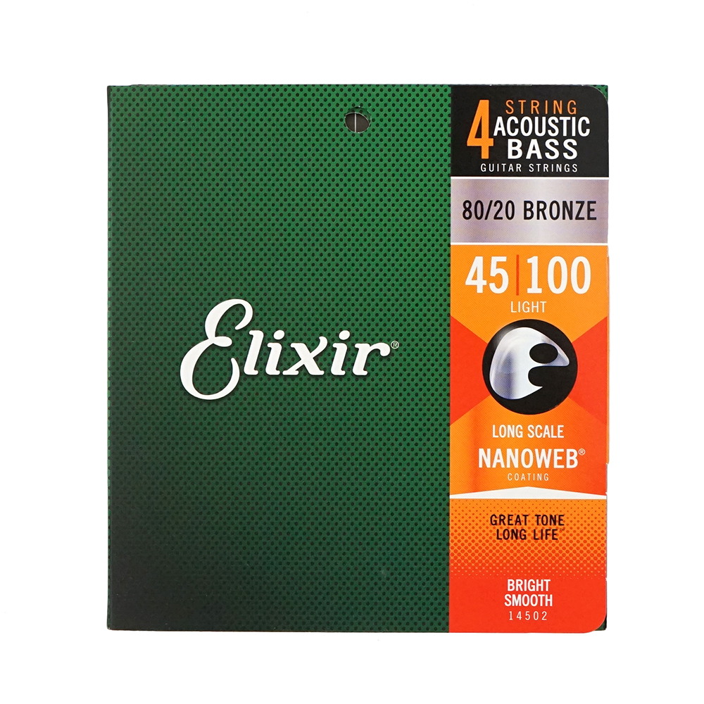 ELIXIR 14502/NANOWEB/Acoustic Bass/Light×2SET アコースティックベース弦