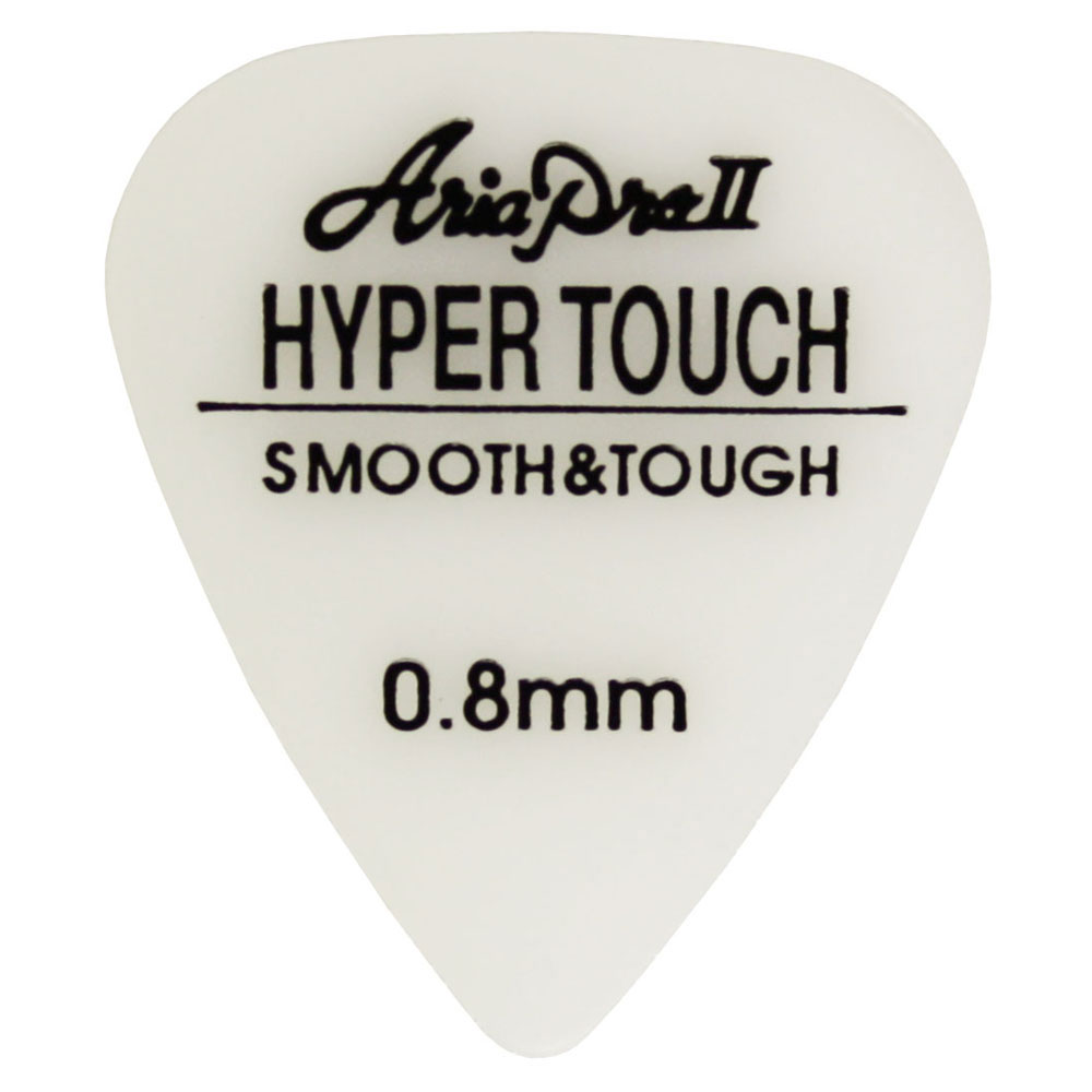 AriaProII HYPER TOUCH Tear Drop 0.8mm WH×50枚 ギターピック