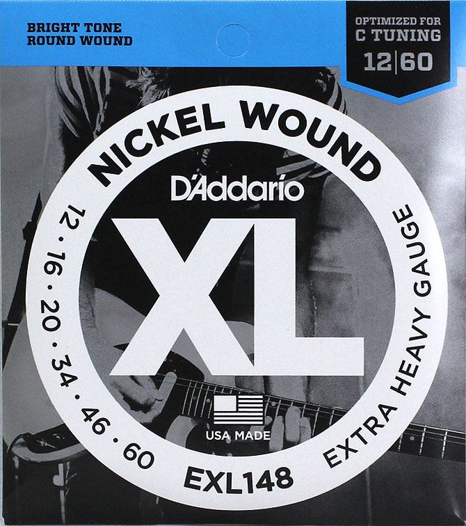 D'Addario EXL148 Extra Heavy エレキギター弦×3セット