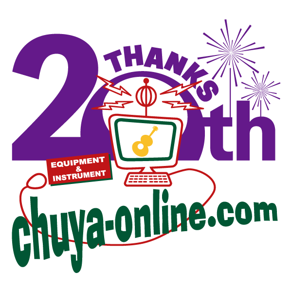 chuya-online.com 20周年記念ロゴ