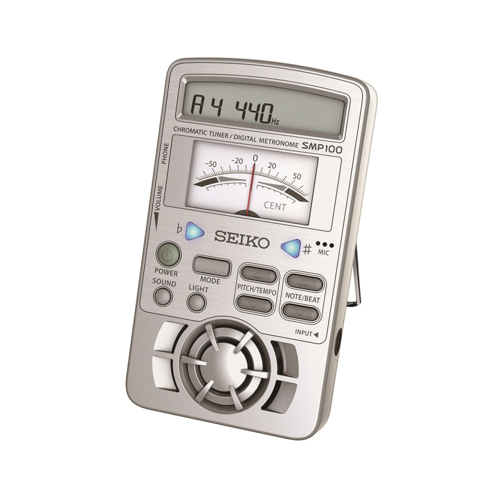 SEIKO SMP100 CHROMATIC TUNER & METRONOME analog meter loud sound