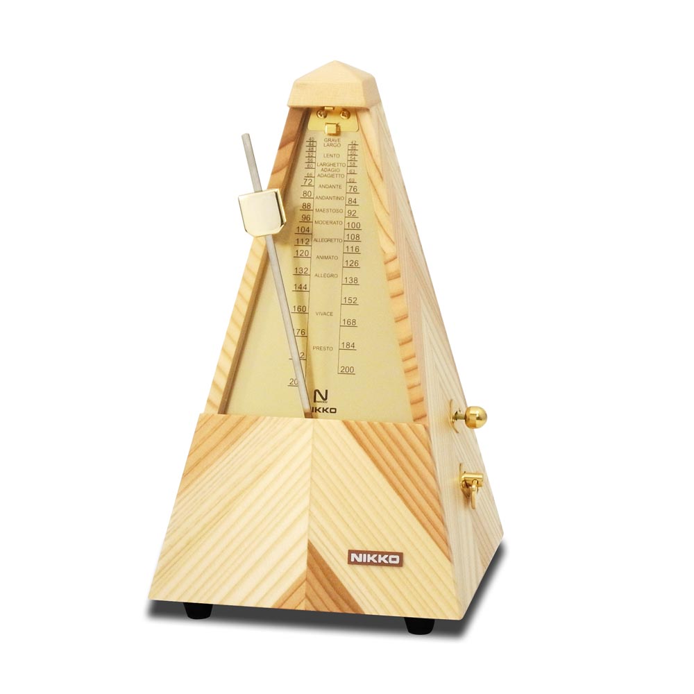 NIKKO Wooden Regular Kozue 105 Pendulum Metronome Made in Japan
