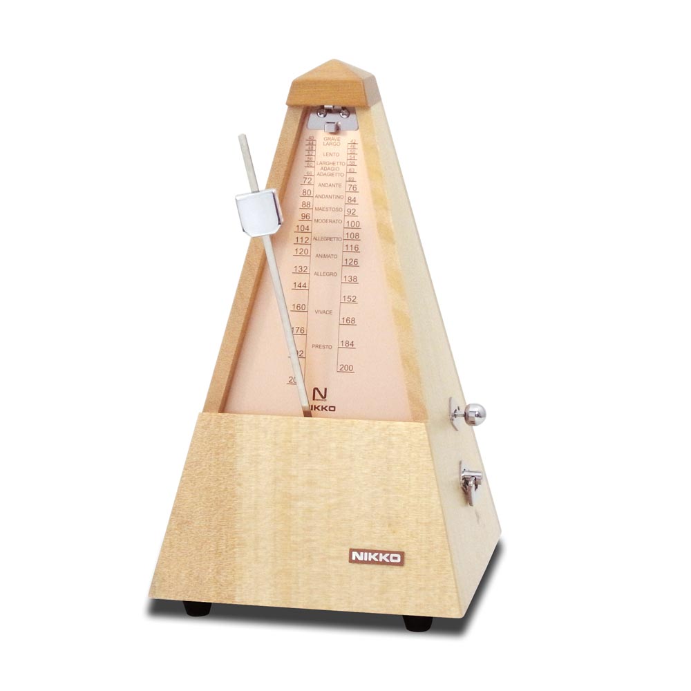 NIKKO Wooden Regular Shiori 106 Pendulum Metronome Made in Japan