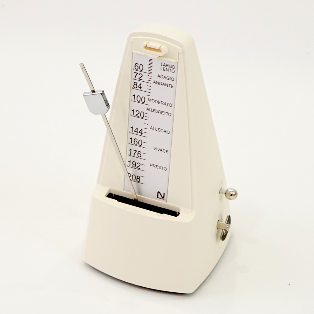 NIKKO White 261 Large Font Pendulum Metronome Made in Japan