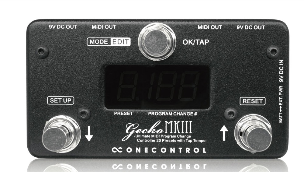 One Control Gecko MKIII Compact Programmable MIDI Switcher Guitar Effect Pedal eBay