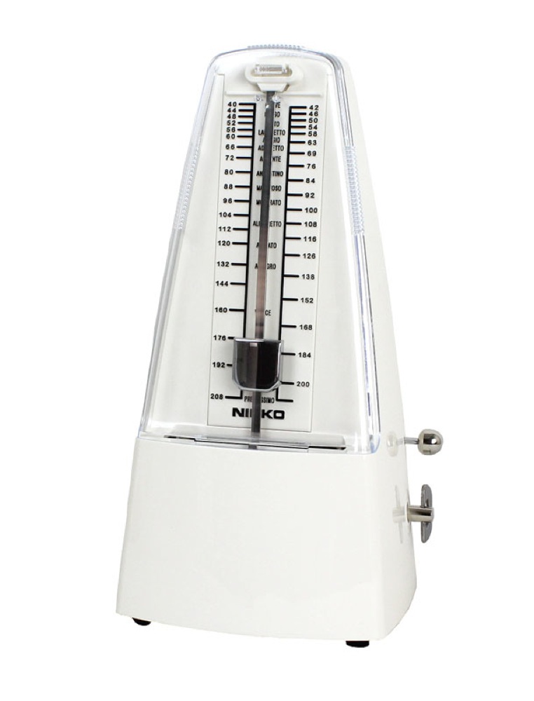 NIKKO Standard IVORY 221 Pendulum Metronome Made in Japan 4515614022103