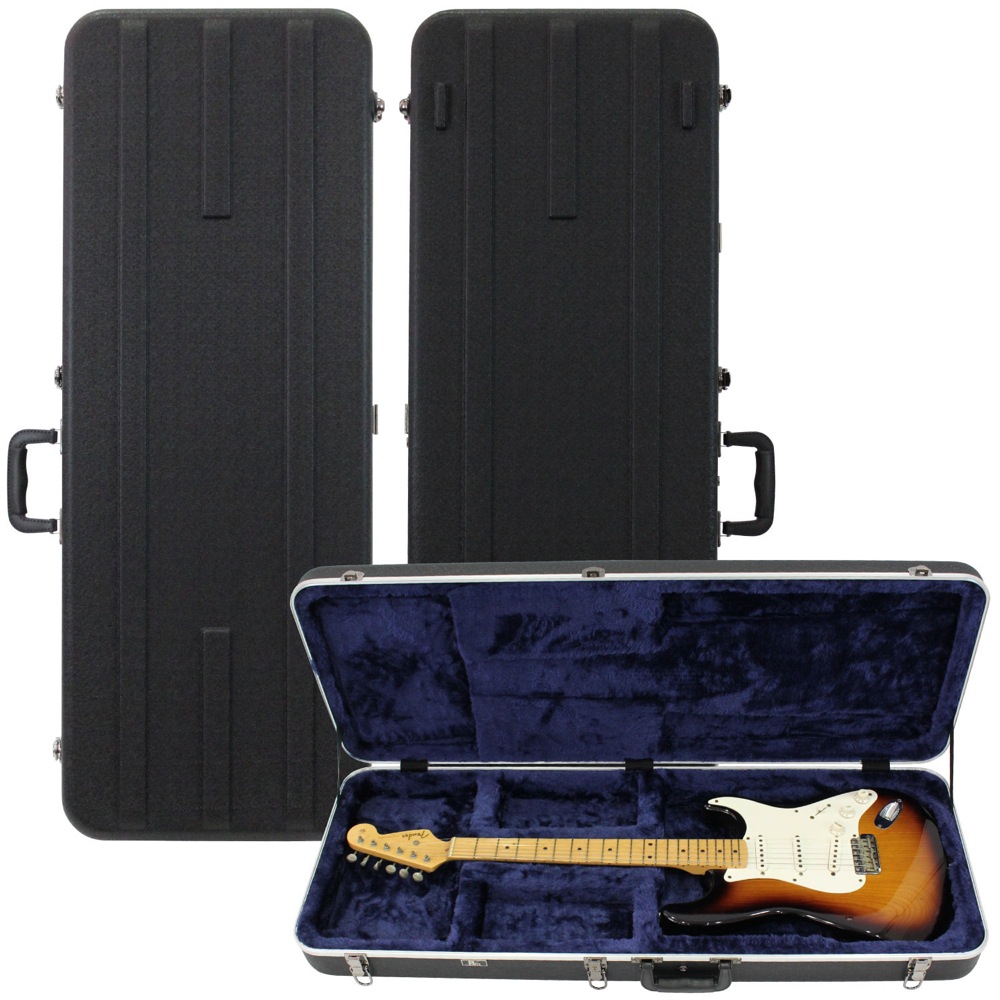 Hard Shell Electric Guitar Rectangular Case Lightweight Hardcase ABS