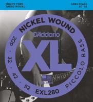 D'Addario EXL280 Piccolo 020-052 ベース弦