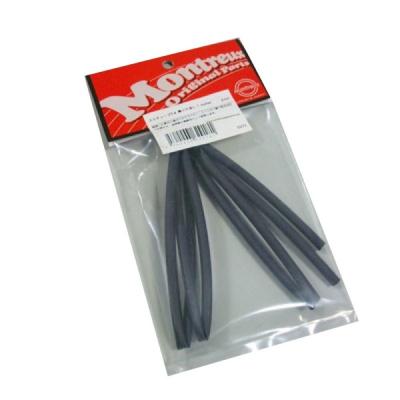 Montreux スミチューブ5φ 黒ツヤ消し 1 meter No.1671 熱収縮チューブ