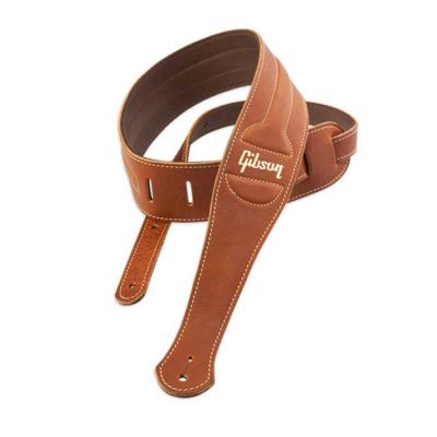 GIBSON ASCL-BRN The Classic Brown Leather with Suede Back ギターストラップ