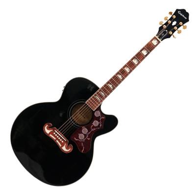 Epiphone J-200 EC Studio Black エレクトリックアコースティックギター