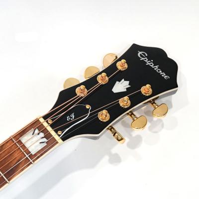 Epiphone J-200 EC Studio Black エレクトリックアコースティックギター