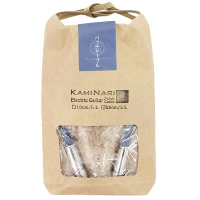 KAMINARI K-GPC25LL 25cm LL エレクトリックギター専用パッチケーブル
