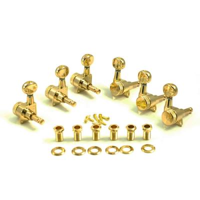 KLUSON 6 in Line/MB/Gold/Locking ギターペグ
