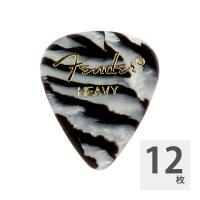 Fender 351 Shape Premium Picks Heavy Zebra ギターピック 12枚入り