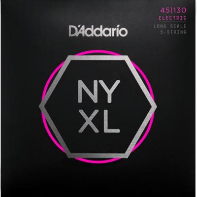 D'Addario NYXL45130 Long Scale Regular Light 5-String 5弦エレキベース弦