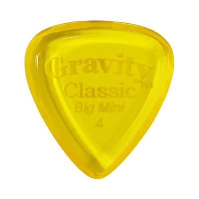 GRAVITY GUITAR PICKS Classic -Big Mini- GCLB4P 4.0mm Yellow ギターピック