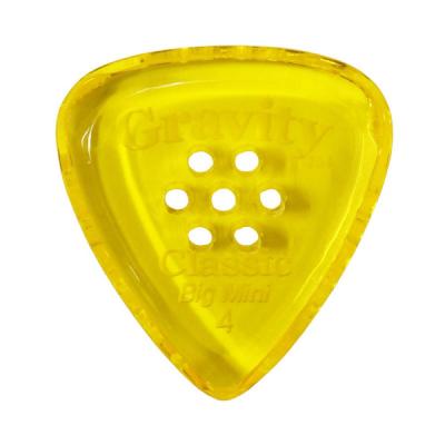 GRAVITY GUITAR PICKS Classic -Big Mini Multi-Hole- GCLB4PM 4.0mm Yellow ギターピック