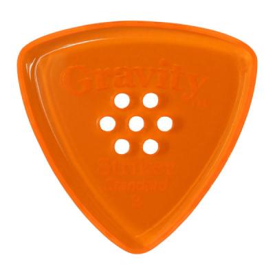 GRAVITY GUITAR PICKS Striker -Standard Multi-Hole- GSRS3PM 3.0mm Orange ギターピック