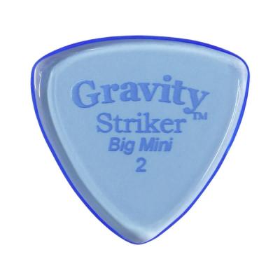 GRAVITY GUITAR PICKS Striker -Big Mini- GSRB2P 2.0mm Blue ギターピック