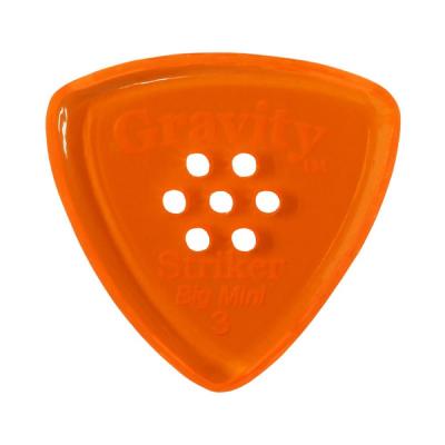 GRAVITY GUITAR PICKS Striker -Big Mini Multi-Hole- GSRB3PM 3.0mm Orange ギターピック