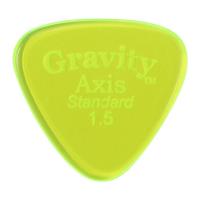 GRAVITY GUITAR PICKS Axis -Standard- GAXS15P 1.5mm Fluorescent Green ギターピック