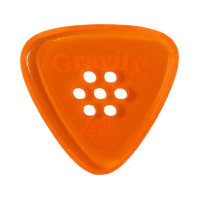 GRAVITY GUITAR PICKS Axis -Big Mini Multi-Hole- GAXB3PM 3.0mm Orange ギターピック