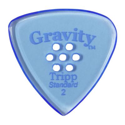 GRAVITY GUITAR PICKS Tripp -Standard Multi-Hole- GTRS2PM 2.0mm Blue ギターピック