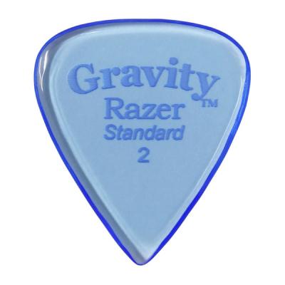GRAVITY GUITAR PICKS Razer -Standard- GRAS2P 2.0mm Blue ピック