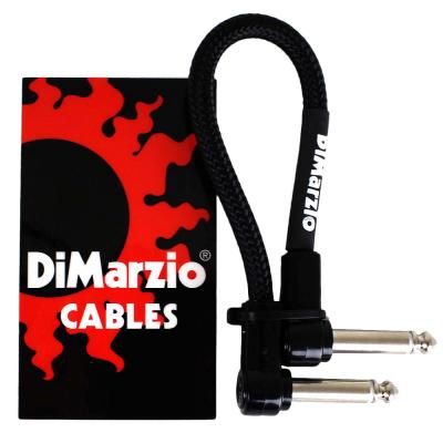 DiMarzio Pedal Board Cable PC306-BK シールドケーブル クランク 15cm