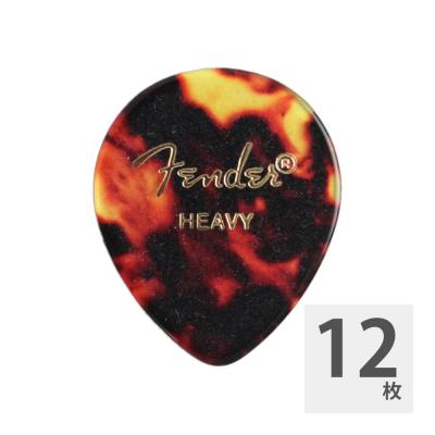 Fender 347 Shape Picks Shell Heavy ギターピック 12枚入り