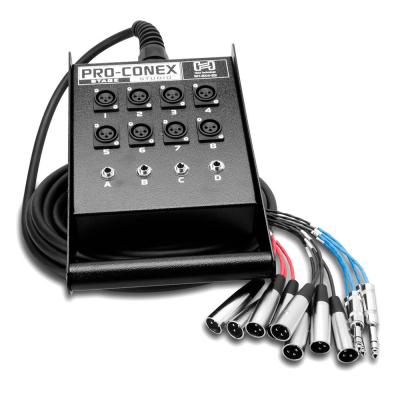 Hosa SH-8X4-25 7.6m 一体型ライブ用マルチケーブル