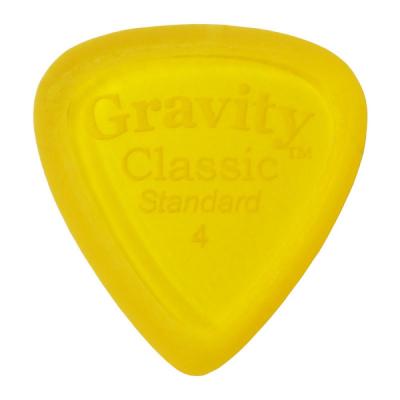 GRAVITY GUITAR PICKS Classic -Standard Master Finish- GCLS4M 4.0mm Yellow ギターピック