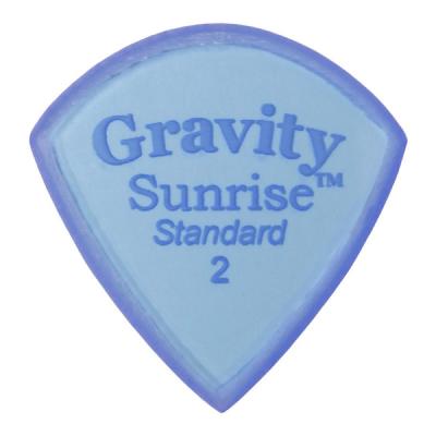 GRAVITY GUITAR PICKS Sunrise -Standard Master Finish- GSUS2M 2.0mm Blue ギターピック