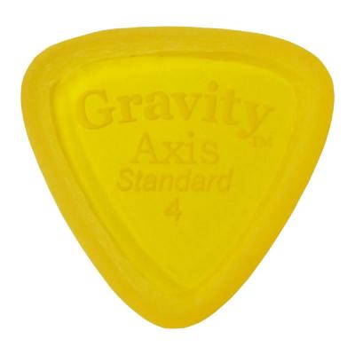 GRAVITY GUITAR PICKS Axis -Standard Master Finish- GAXS4M 4.0mm Yellow ギターピック