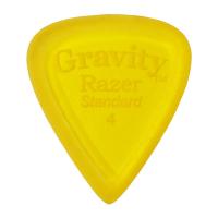 GRAVITY GUITAR PICKS Razer -Standard Master Finish- GRAS4M 4.0mm Yellow ギターピック