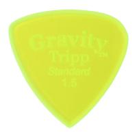 GRAVITY GUITAR PICKS Tripp -Standard Master Finish- GTRS15M 1.5mm Fluorescent Green ギターピック