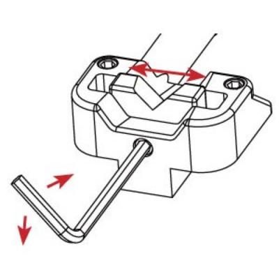 HIPSHOT 4 String KickAss Bass Bridge Gold ゴールド ベースブリッジ 取り付け方