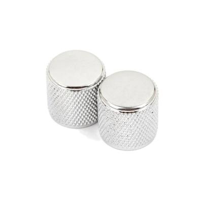 Fender Telecaster/Precision Bass Knurled Knobs クローム ノブ