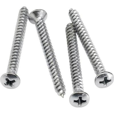 Fender Neck Mounting Screws (4) クローム ネックマウント用ネジ
